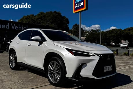 White 2024 Lexus NX350H Wagon Sports Luxury Hybrid Awd
