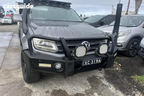 Grey 2013 Volkswagen Amarok Dual Cab Utility Tdi400 (4X4)