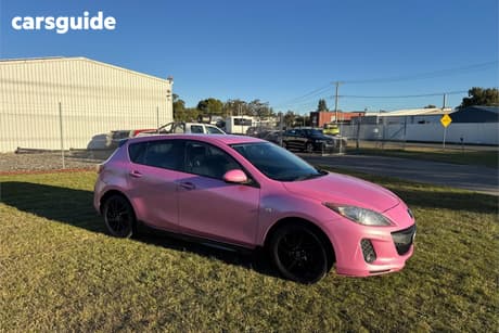 Pink 2012 Mazda 3 Hatchback Maxx Sport
