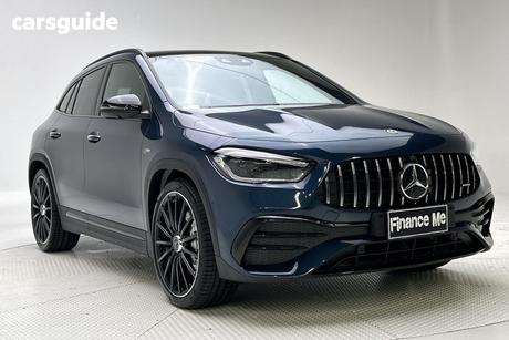 Blue 2021 Mercedes-Benz GLA35 Wagon 4Matic