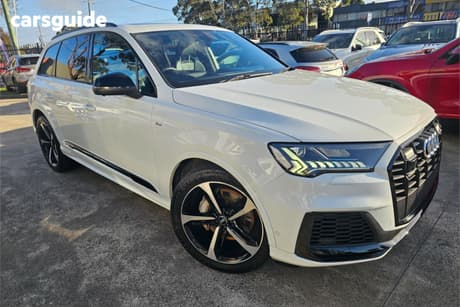 White 2020 Audi Q7 Wagon 50 Tdi Quattro S Line Mhev