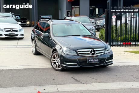 Black 2013 Mercedes-Benz C250 Wagon Avantgarde Be