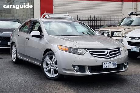 Silver 2008 Honda Accord Euro Sedan Luxury