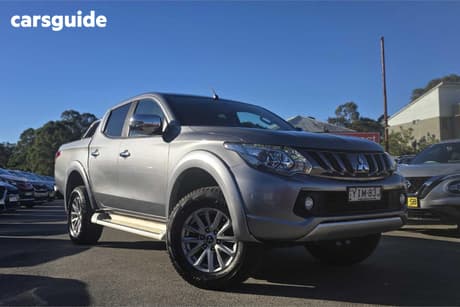 Grey 2018 Mitsubishi Triton Dual Cab Utility Gls (4X4)