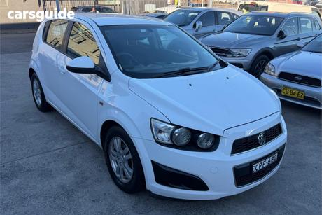 White 2013 Holden Barina Hatchback Cd