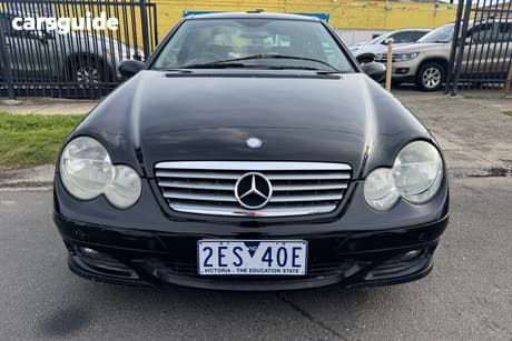 Black 2005 Mercedes-Benz C180 Coupe Kompressor Evolution