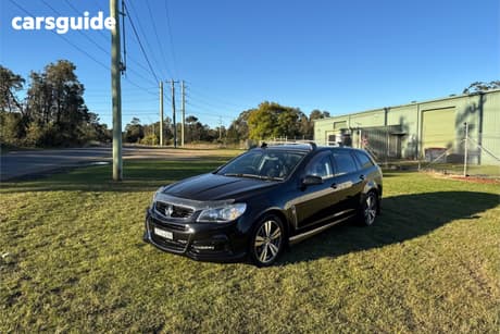 Black 2014 Holden Commodore Sportswagon Sv6