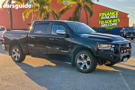 Black 2022 RAM 1500 Crew Cab Utility Laramie Rambox (Hybrid)
