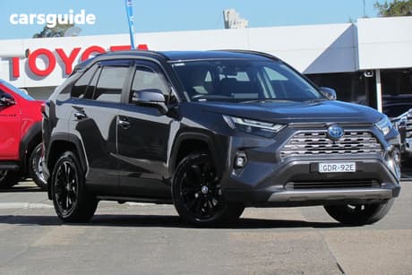 Grey 2022 Toyota RAV4 Wagon Cruiser (Awd) Hybrid