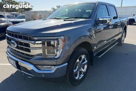 Grey 2023 Ford F150 Double Cab Pick Up Lariat Swb (4Wd)