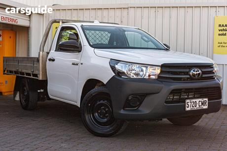 White 2021 Toyota Hilux Cab Chassis Workmate