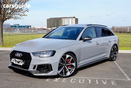 Grey 2018 Audi RS4 Wagon Avant Quattro