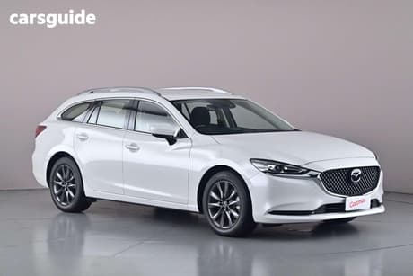 White 2024 Mazda 6 Wagon G25 Sport
