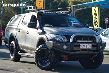 Grey 2018 Mitsubishi Triton Double Cab Pick Up Gls (4X4) Premium