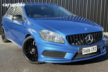Blue 2013 Mercedes-Benz A200 Hatchback Be
