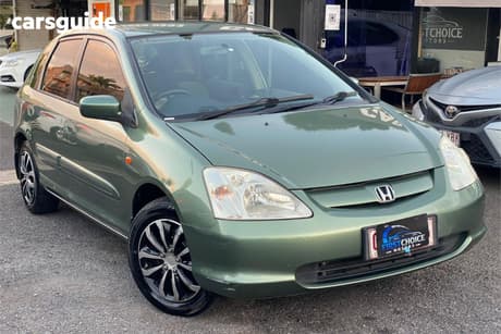Green 2003 Honda Civic Hatchback Vi