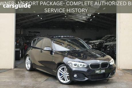 Black 2017 BMW 125I Hatchback Sport Line