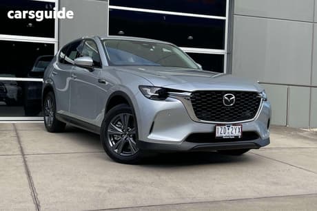 Silver 2023 Mazda CX-60 Wagon P50E Evolve Phev