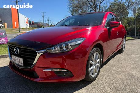 Red 2017 Mazda 3 Hatchback Maxx