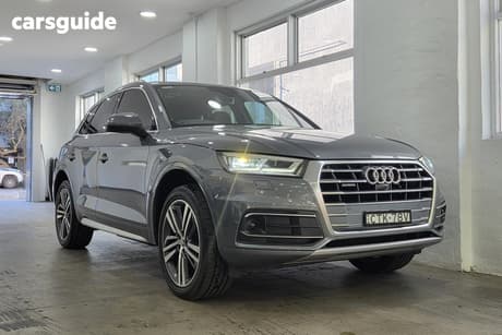 Grey 2020 Audi Q5 Wagon 40 Tdi Quattro Sport
