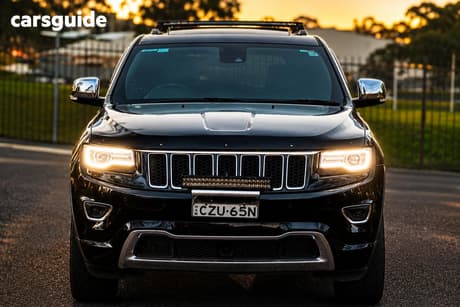 Black 2015 Jeep Grand Cherokee Wagon Overland (4X4)