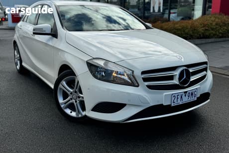 White 2015 Mercedes-Benz A180 Hatchback Be