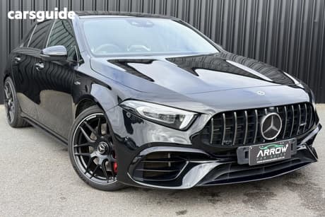 Black 2020 Mercedes-Benz A45 Hatchback S 4Matic