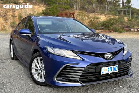 Blue 2021 Toyota Camry Sedan Ascent