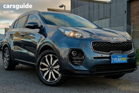 Blue 2017 Kia Sportage Wagon Sli (Fwd)