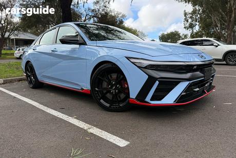 Blue 2024 Hyundai I30 Sedan N Premium With Sunroof