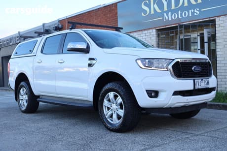 White 2022 Ford Ranger Ute Tray XLT