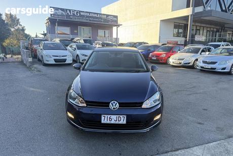 Blue 2013 Volkswagen Golf Hatch 110 TDI HIGHLINE