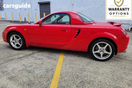 Red 2000 Toyota MR-S Convertible SPYDER ZZW30R S EDITION