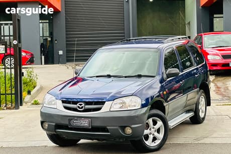 Blue 2004 Mazda Tribute Wagon Limited Sport