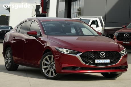 Red 2023 Mazda 3 Sedan G25 Astina