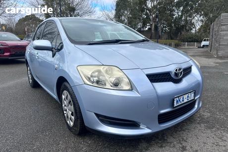 Grey 2008 Toyota Corolla Hatchback Ascent
