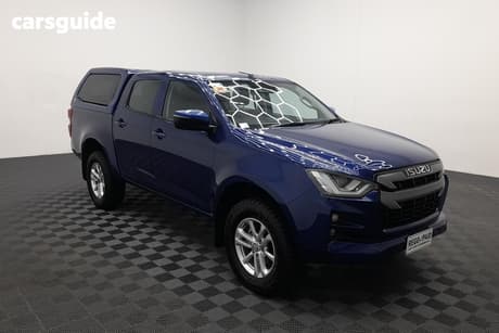 Blue 2021 Isuzu D-MAX Crew Cab Utility Ls-M (4X4)