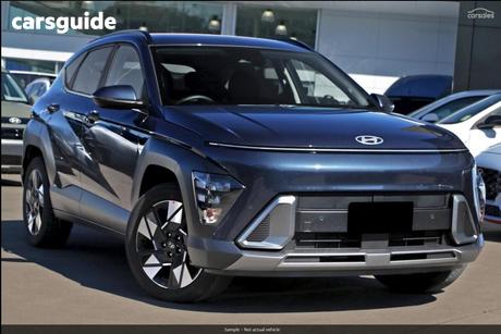 Blue 2026 Hyundai Kona SUV HYBRID ELITE