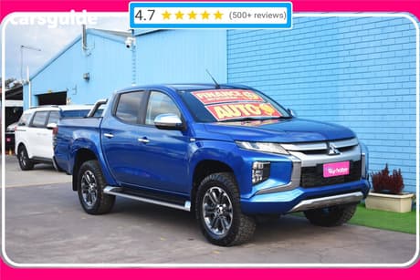 Blue 2020 Mitsubishi Triton Double Cab Pick Up Glx-R (4X4)