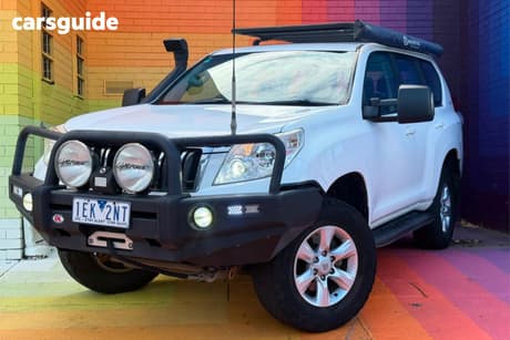 White 2010 Toyota Landcruiser Prado Wagon Gxl (4X4)