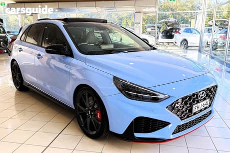 Blue 2023 Hyundai I30 Hatchback N Premium With Sunroof