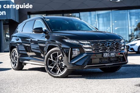 Black 2026 Hyundai Tucson Wagon Premium N Line Hybrid (Awd)