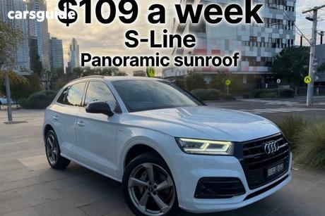 White 2019 Audi Q5 Wagon 45 Tfsi Quattro Sport