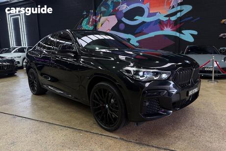 Black 2023 BMW X6 Coupe Xdrive30D M Sport