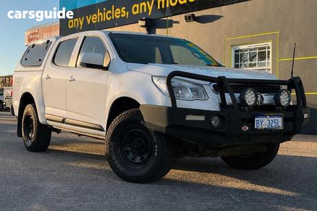 White 2015 Holden Colorado Crew Cab Pickup Ls (4X4)