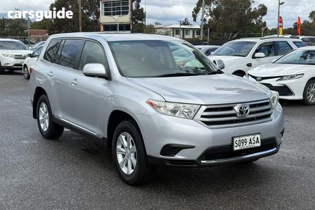 Silver 2012 Toyota Kluger Wagon Kx-R (4X4) 5 Seat