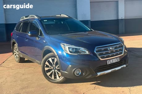 Blue 2016 Subaru Outback Wagon 2.0D Premium