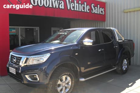 Blue 2017 Nissan Navara Dual Cab Utility St (4X4)