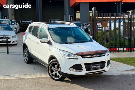 White 2015 Ford Kuga Wagon Titanium (Awd)