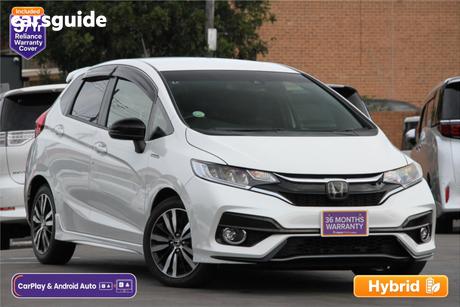 White 2019 Honda Fit Hatch S-PACKAGE (HYBRID)